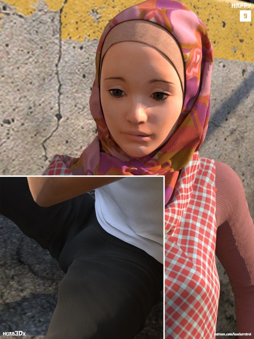 Losekorntrol – Happy (Hijab 3DX)