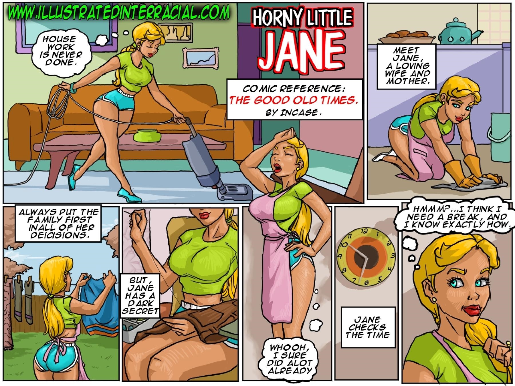Illustratedinterracial – Horny Little Jane