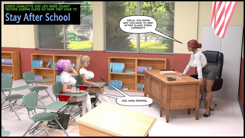 School Xxx Cartoon - Stay After School - Codemonkey3dx Â» GetComiXXX - Cartoon Porn, XXX ...