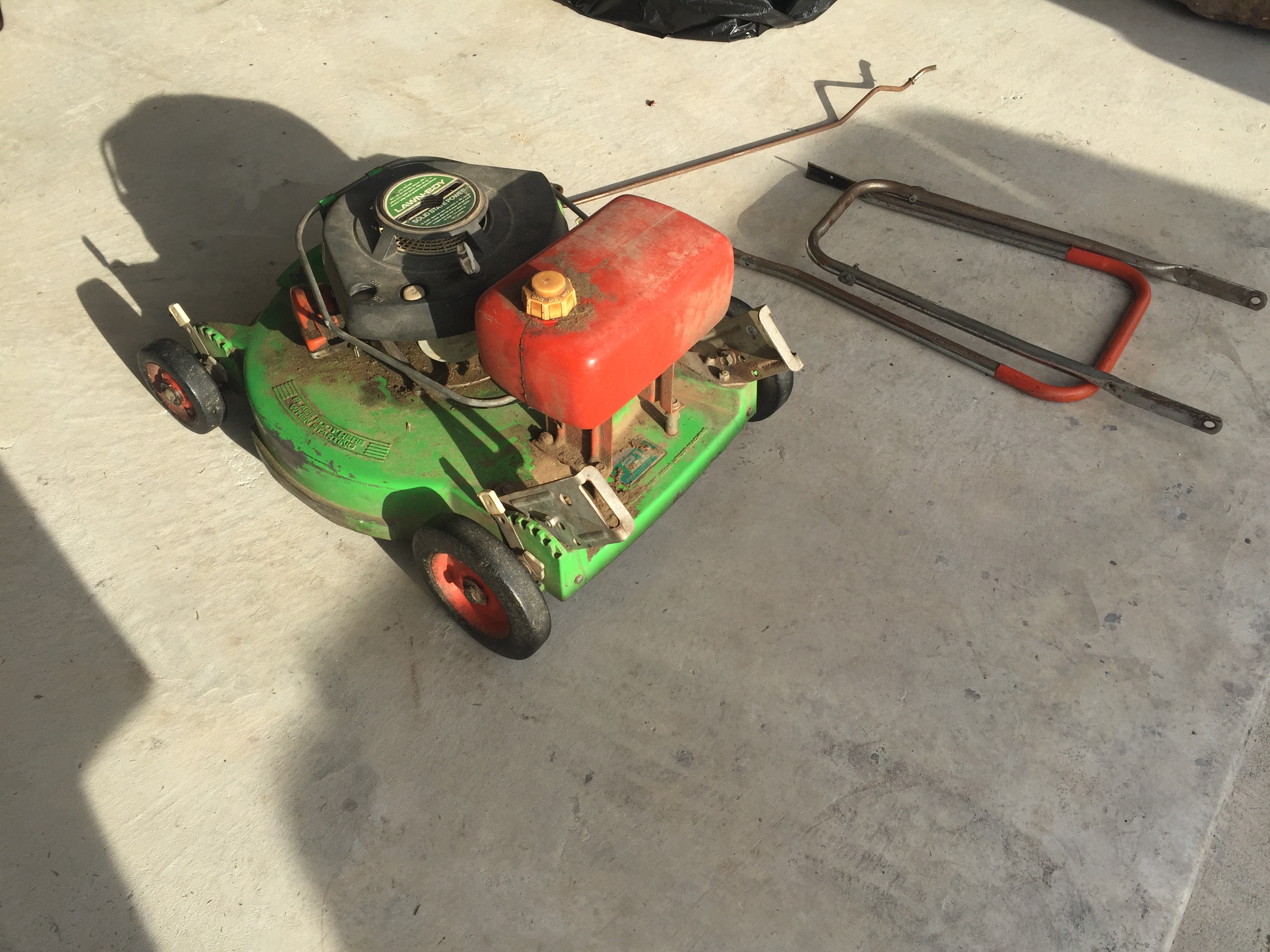 Lawn boy discount commercial push mower