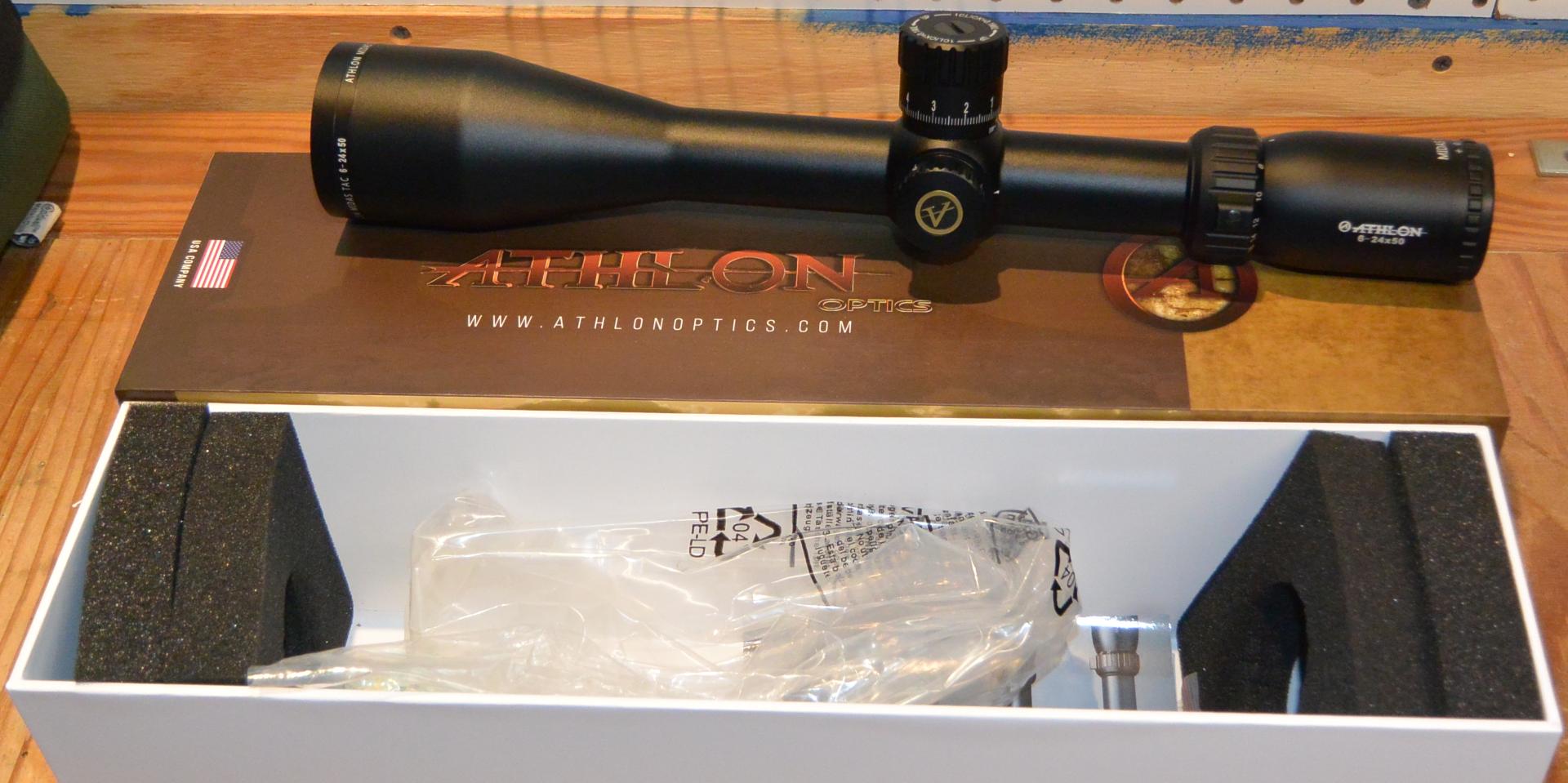 Athlon Midas TAC 6 24x50mm sub 1k ffp long range scope review by