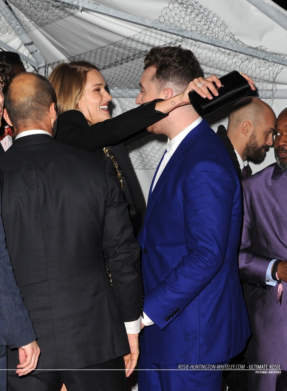 عکسهای جدید رزی هانگتیتون مهمانی بعد از مراسم Brit Awards در لندن 