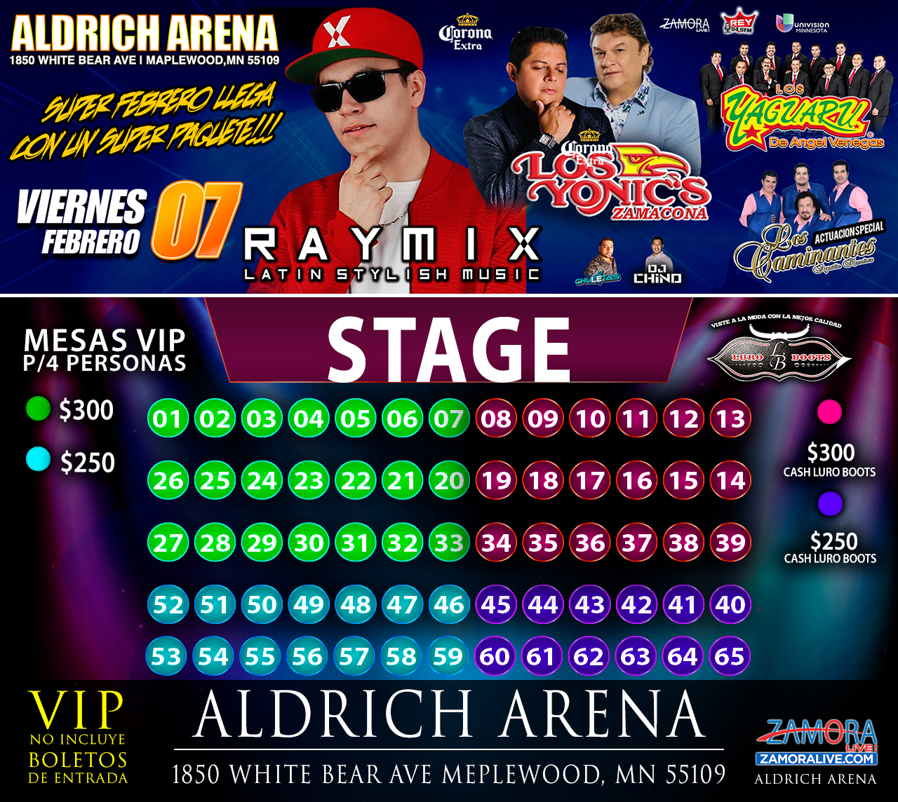 Tickets for Super Febrero llega con un Super Paquete! Ticket Aldrich Arena in Maplewood, US