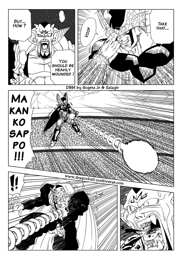 My favorite gag from the fan manga DB Multiverse, it had the idea for a  multiverse tournament before Super even began : r/Ningen