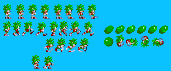 Sonic 3 sprite test - Volkoved - Folioscope