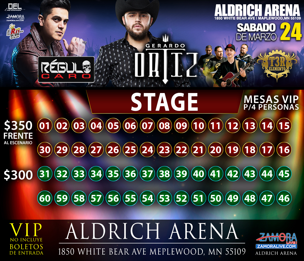 Tickets for GERARDO ORTIZ Aldrich Arena at TicketWeb