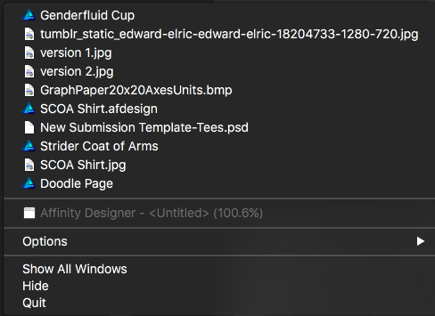 Affinity Designer not Opening Documents - Pre-V2 Archive of Desktop ...