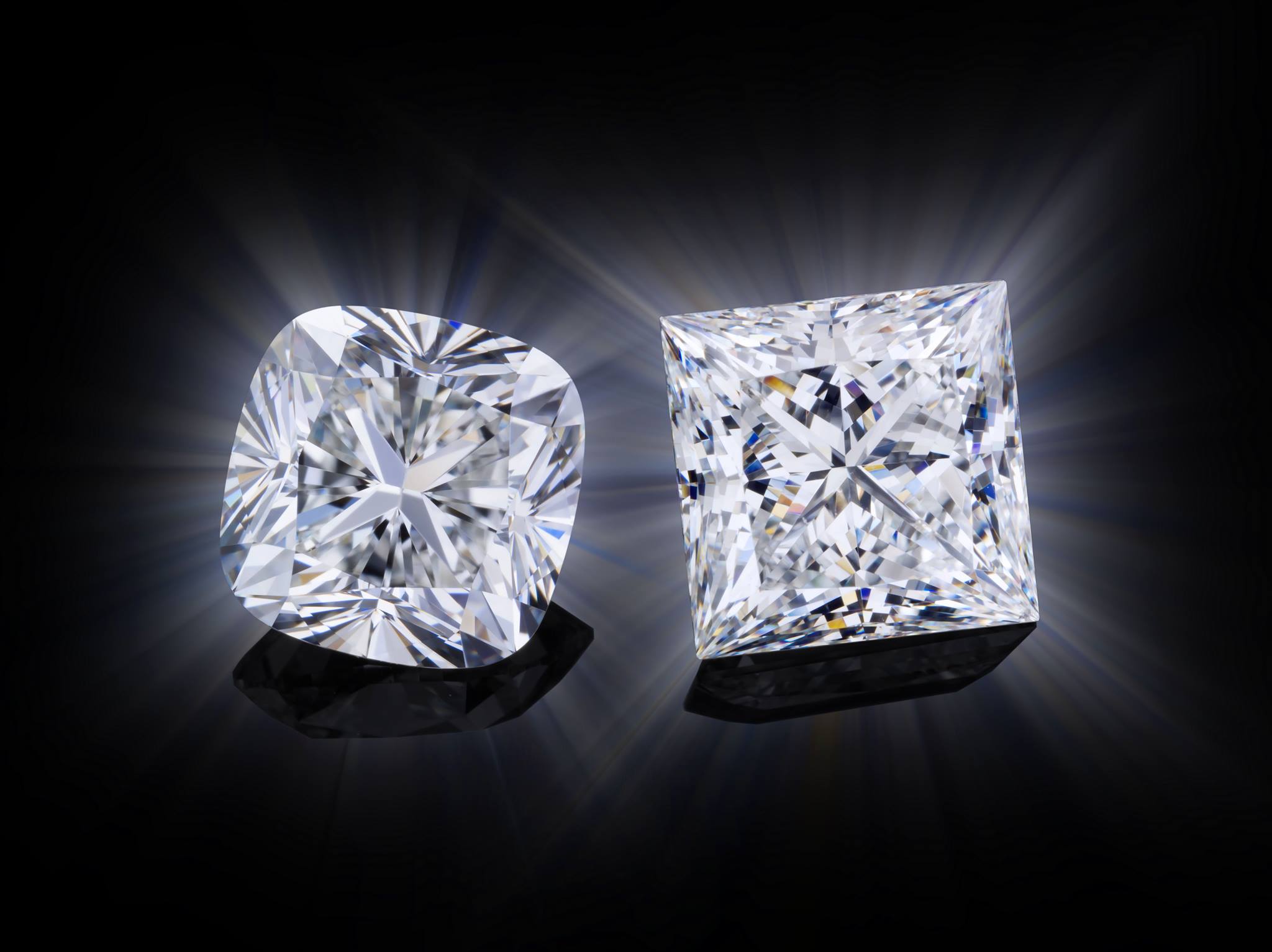 Fire Cushion and FireMark Princess Diamond Fire Cushion and FireMark Princess Diamond