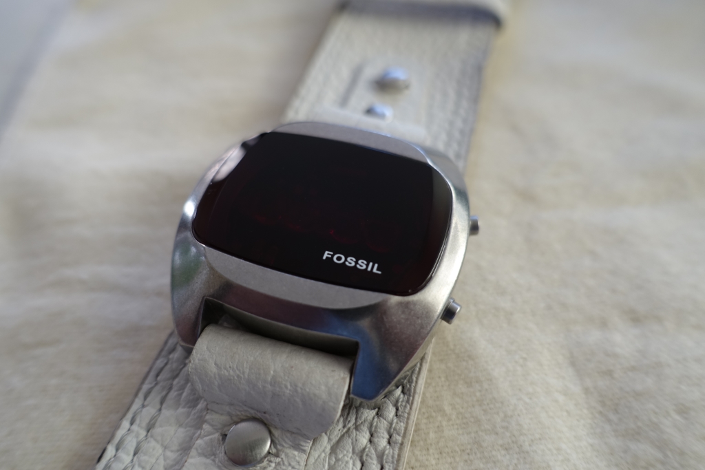 fossil led watch