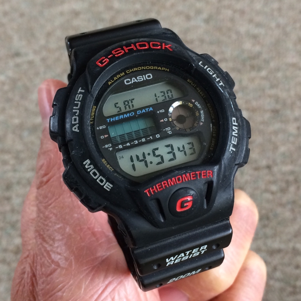 g shock thermometer
