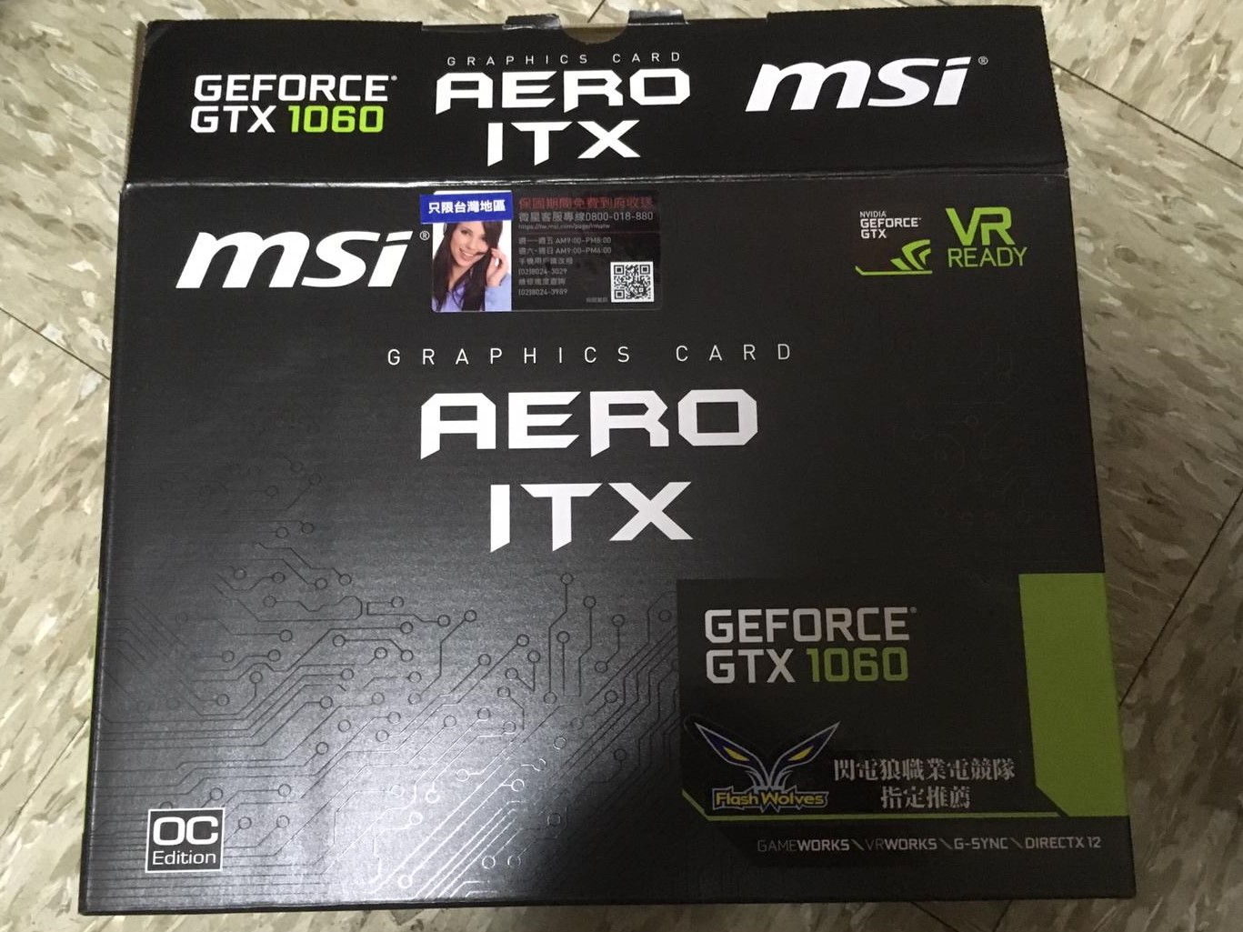 MSI GeForce GTX 1060 AERO ITX 6G OC End: 23rd Match 2019 - 交易