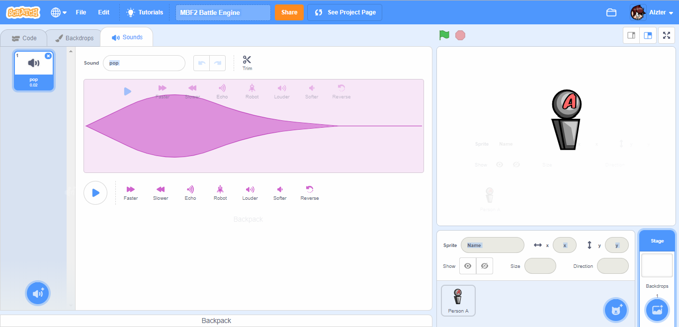 Scratch Editor Interface You can select and drag parts of the editor interface - Discuss Scratch