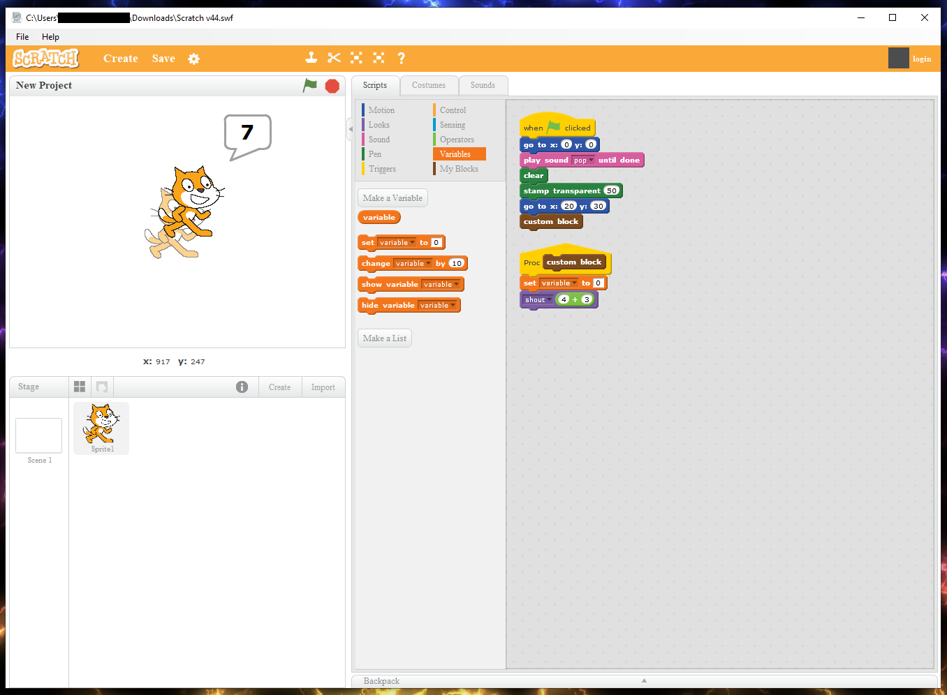 Is there versions of Scratch, not released, canceled or lost in time ...