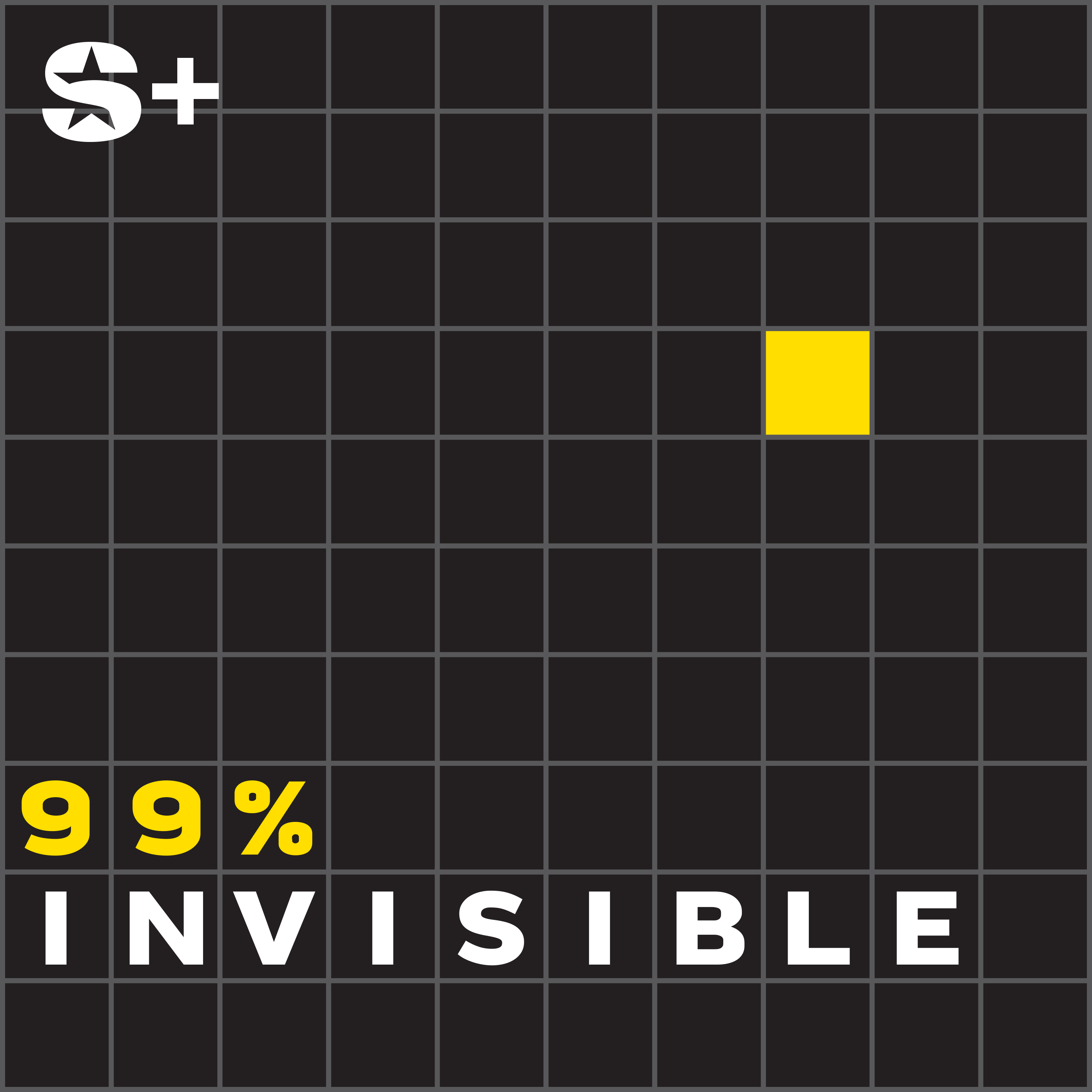 99% Invisible | SiriusXM Podcasts+ podcast tile