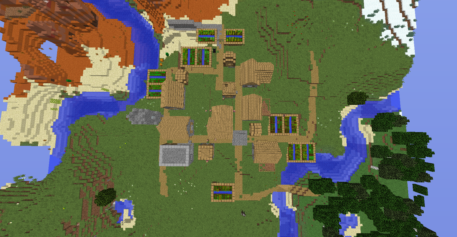 Biome Blend Mesas next to Ice Plains - Seeds - Minecraft: Java Edition Minecraft Forum - Minecraft Forum