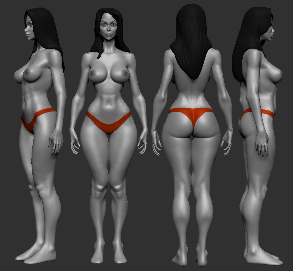 Big tits zbrush What Are You Working On 2013 Edition Page 91 Polycount