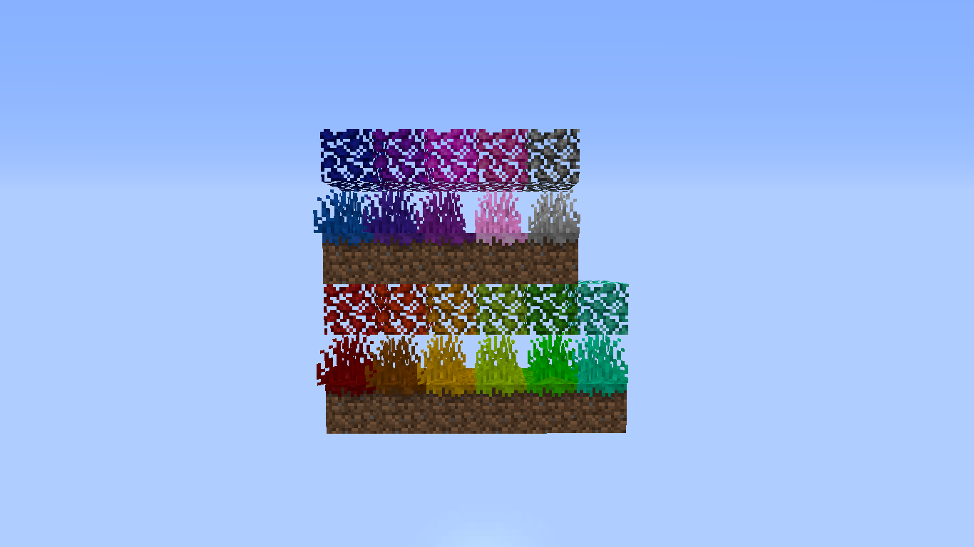 Colored Grass