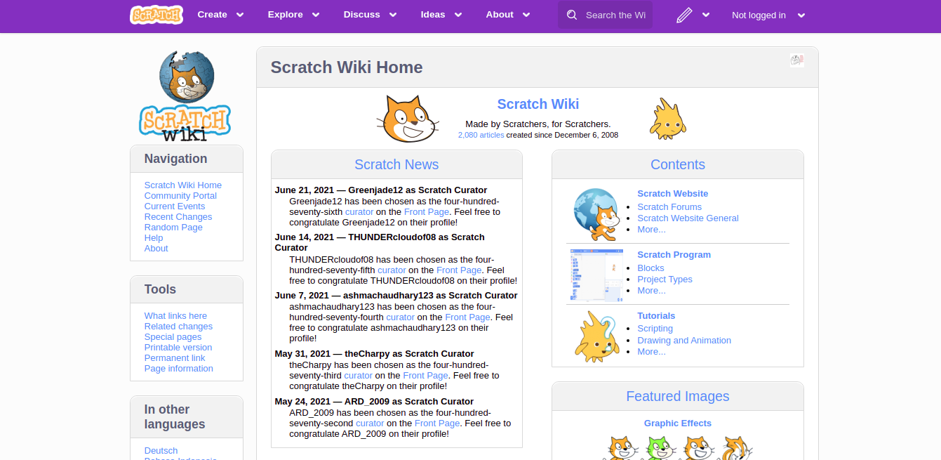 Looks Blocks, Scratch Wiki