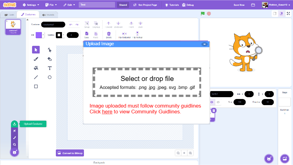 Drag and Drop Image Upload - Discuss Scratch