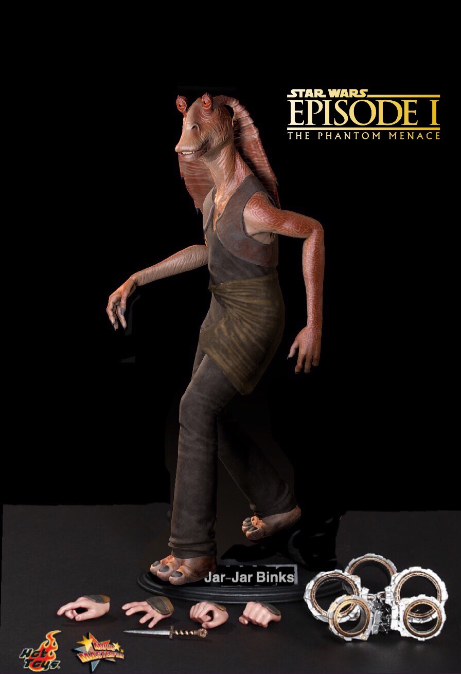 Hot Toys MMS69696 1/6 Scale JarJar Binks Collectible Figure