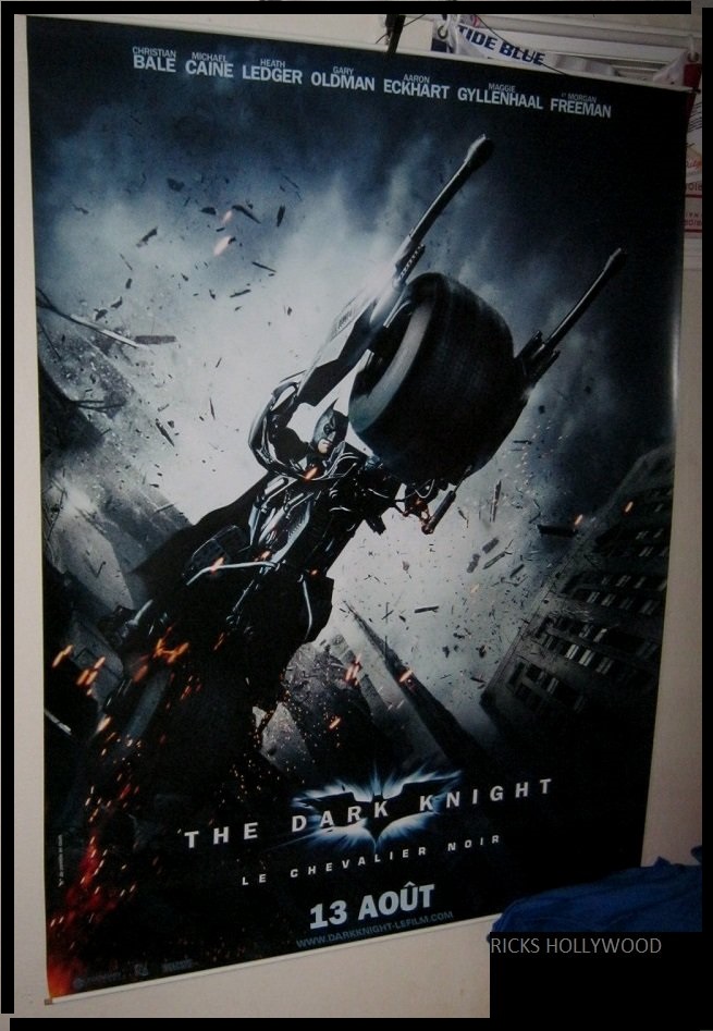 Huge Original 2008 Batman The Dark Knight French Advance Banner D S 57 X 76 2 Ebay