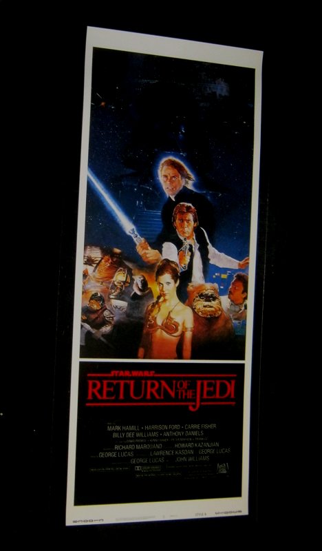 Star Wars RETURN OF THE JEDI Movie Poster 23KT Gold Card GEM MINT 10 BOGO * 