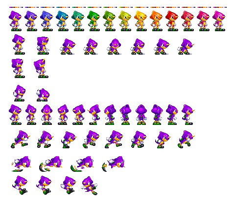 Ralorche — Some more Saturn-esque Sonic sprites.