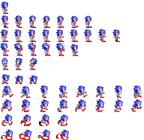 Sonic Project X Sprites