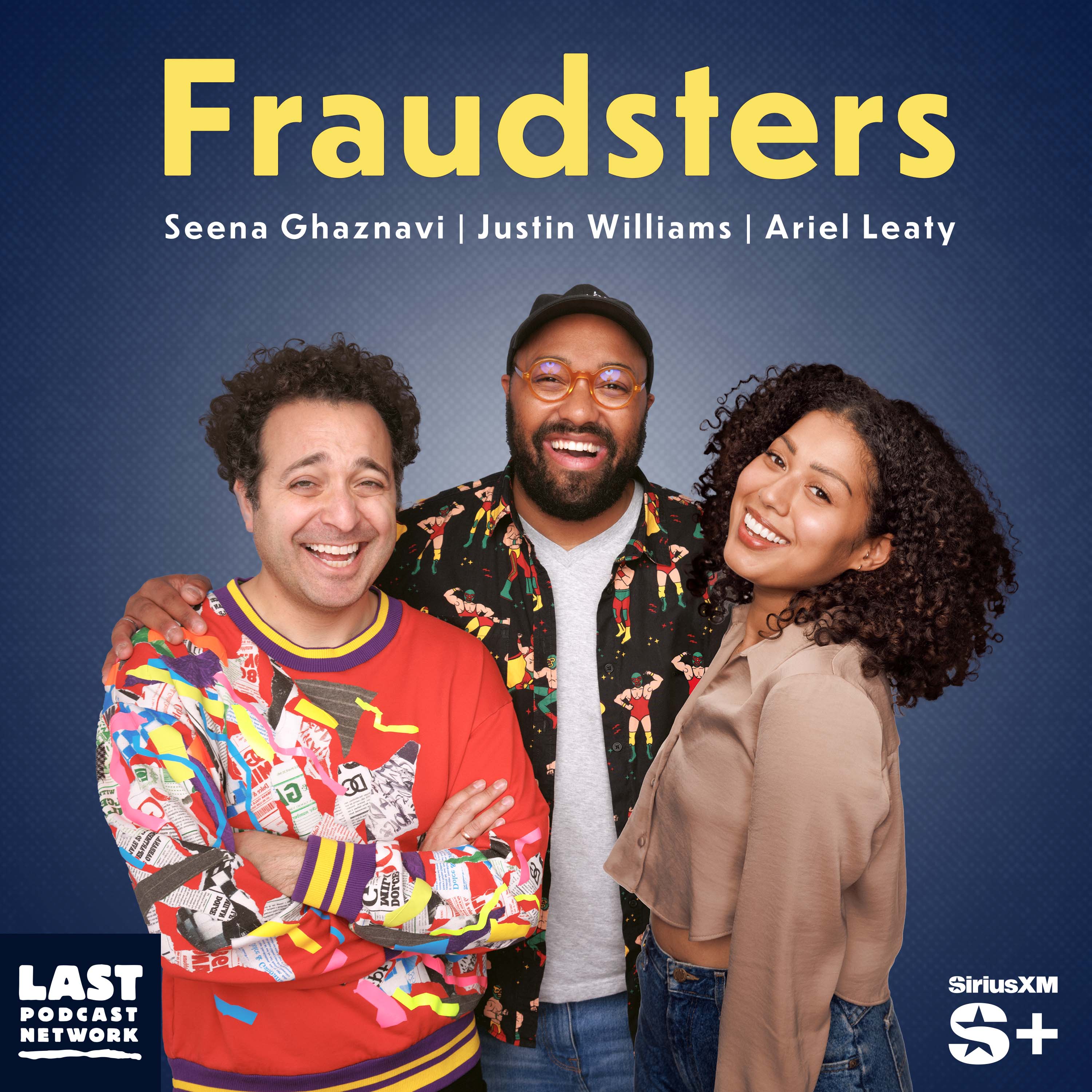 Fraudsters | SiriusXM Podcasts+ podcast tile