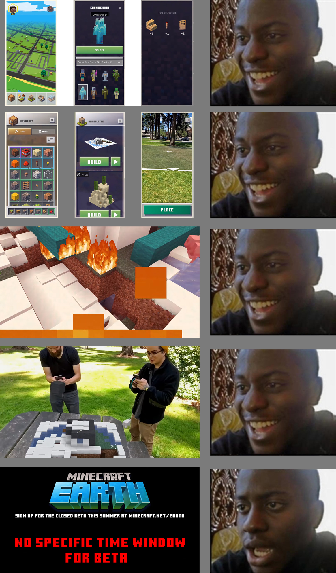 Watching The Closed Beta Announcement Video R Minecraft Earth