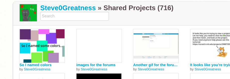 A search bar for profiles - Discuss Scratch