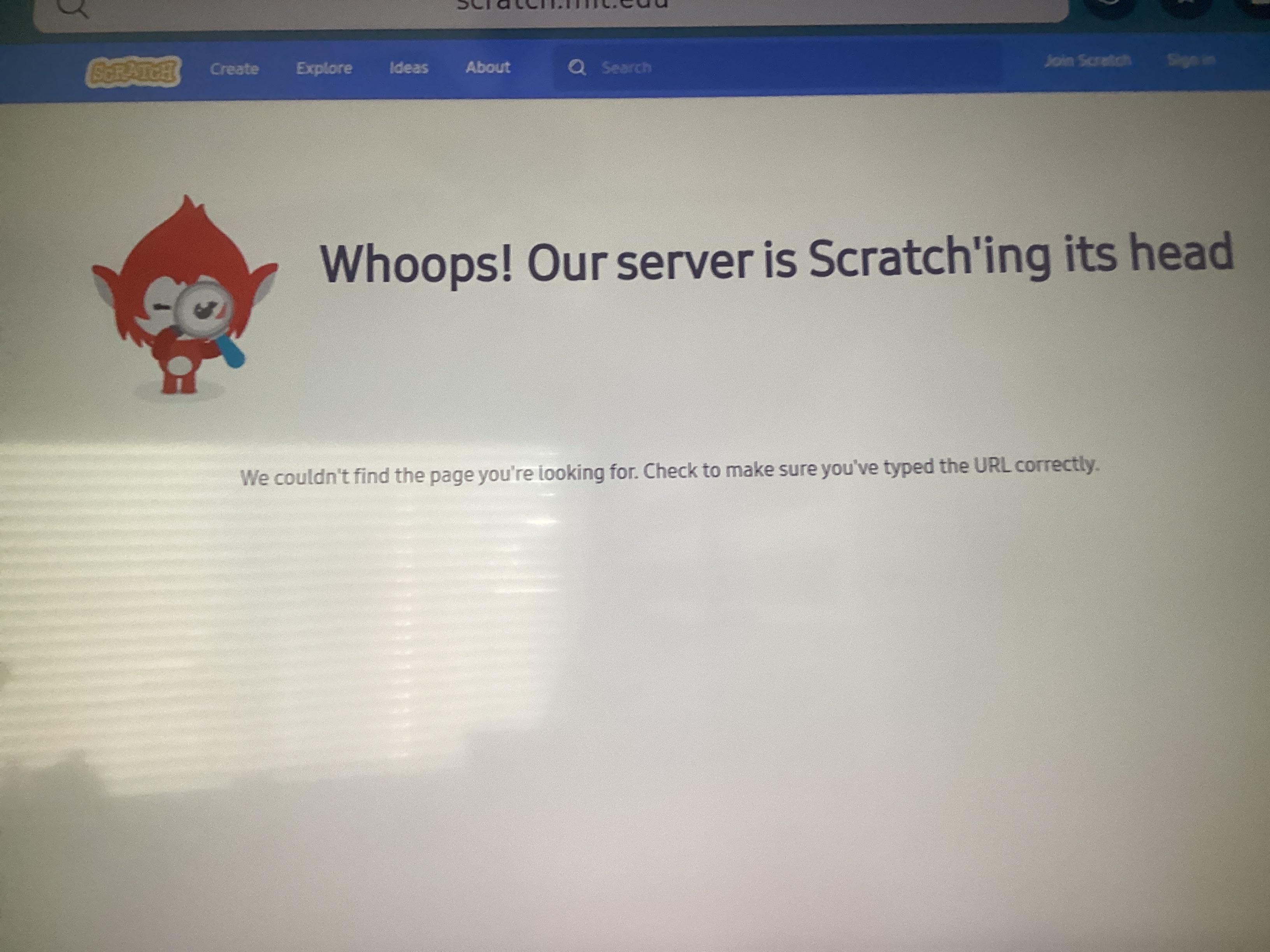 Login Error - Discuss Scratch