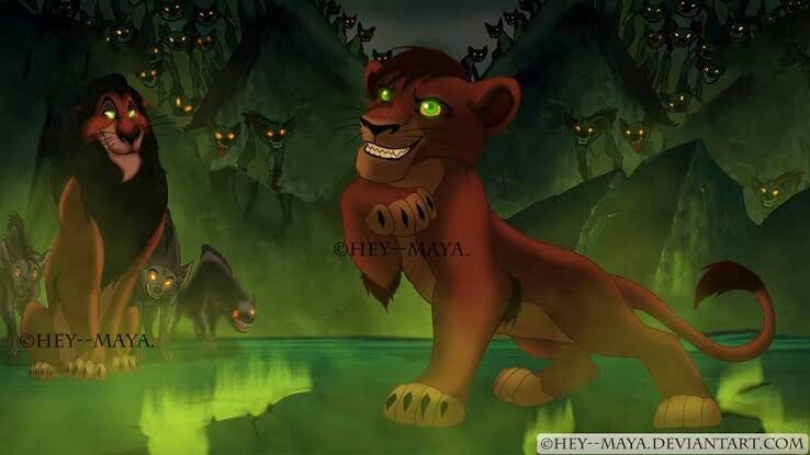 lion king 2 kovu and scar