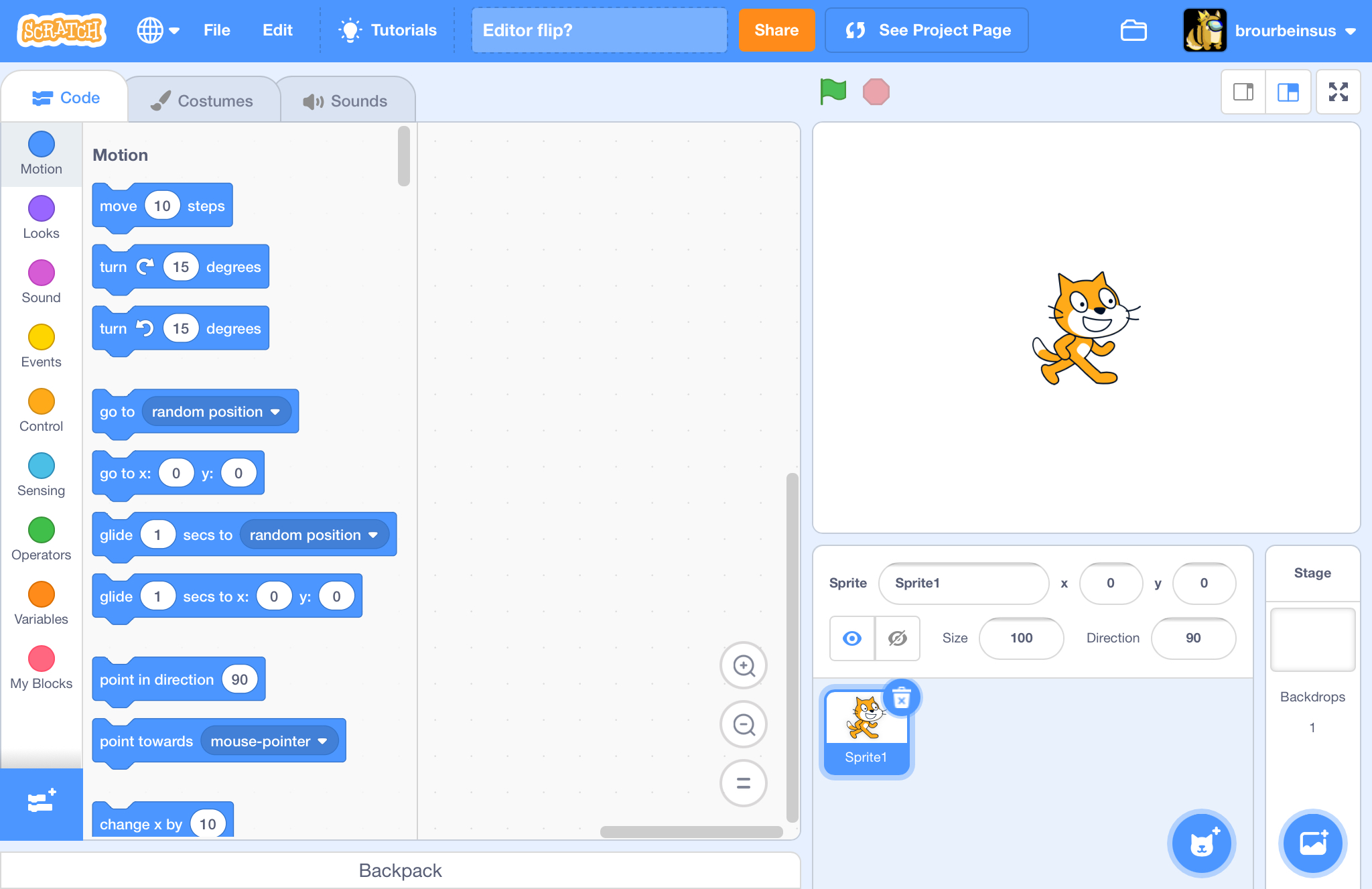 Why does setting your language to Arabic flip the editor? - Discuss Scratch