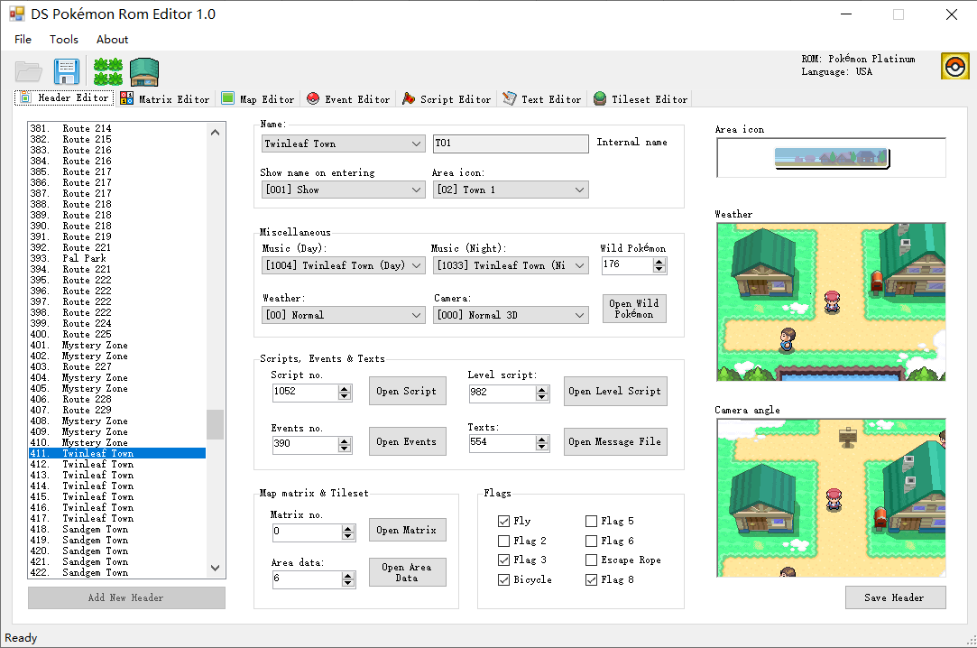 Do you know "DS Pokemon Rom Editor"?