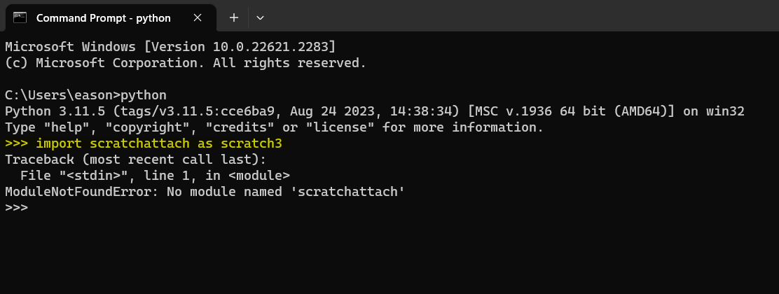 scratchattach - A Scratch API wrapper (Python) - Discuss Scratch