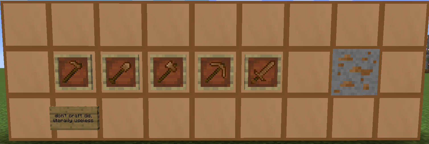 Spooky Ore and Spooky toolset with sword