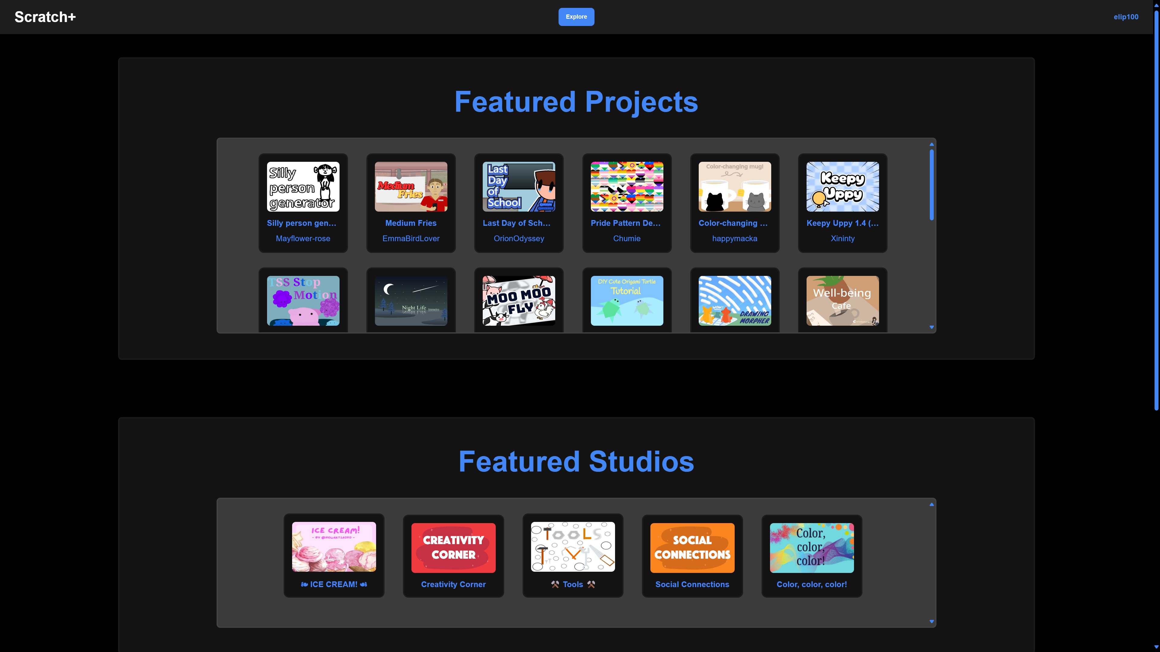 Scratch+ - A modern frontend for Scratch - Discuss Scratch