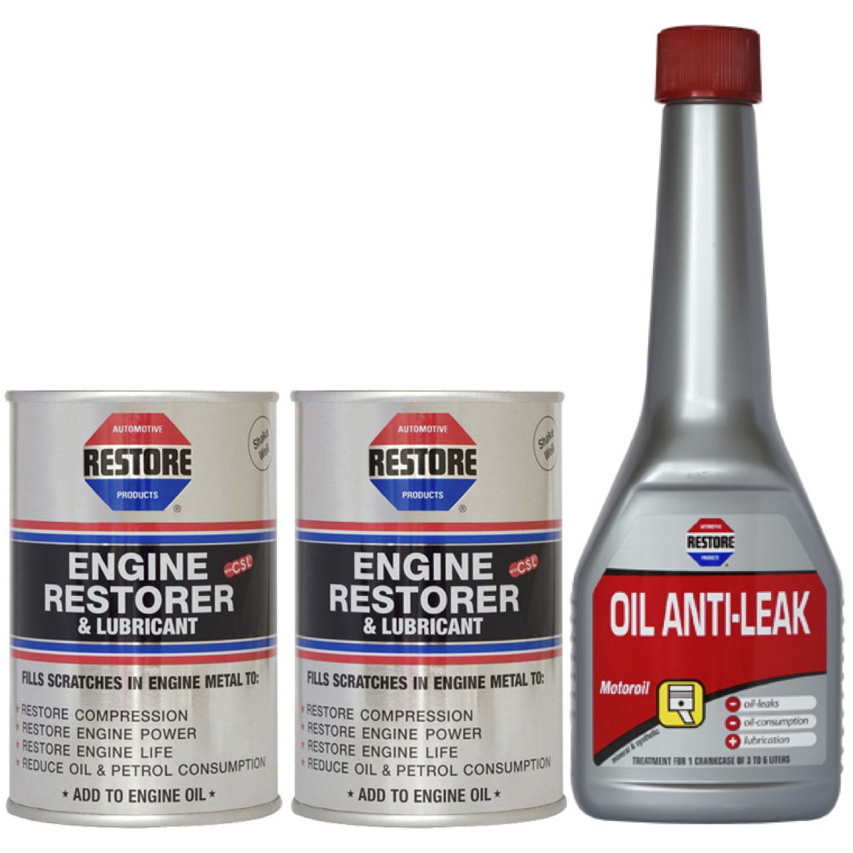 500ml Ametech ENGINE RESTORER + OIL ANTILEAK Seal Conditioner for 2 Ltr Engine eBay