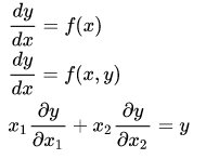 3 macam persamaan diferensial oleh Isaac Newton