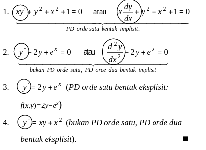 contoh-contoh PD