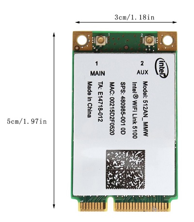 Bán Card Wifi Intel Wifi Link 5100 Model 512AN_MMW - 6