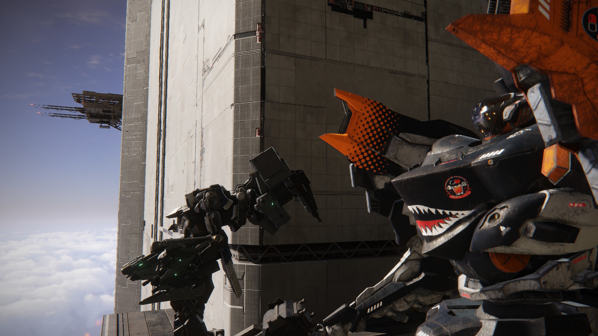 In a different, kinder timeline, Rusty's upgraded AC Steel Haze Ortus and my personal AC Bitter Pill. Taking a brief moment to watch the clouds.