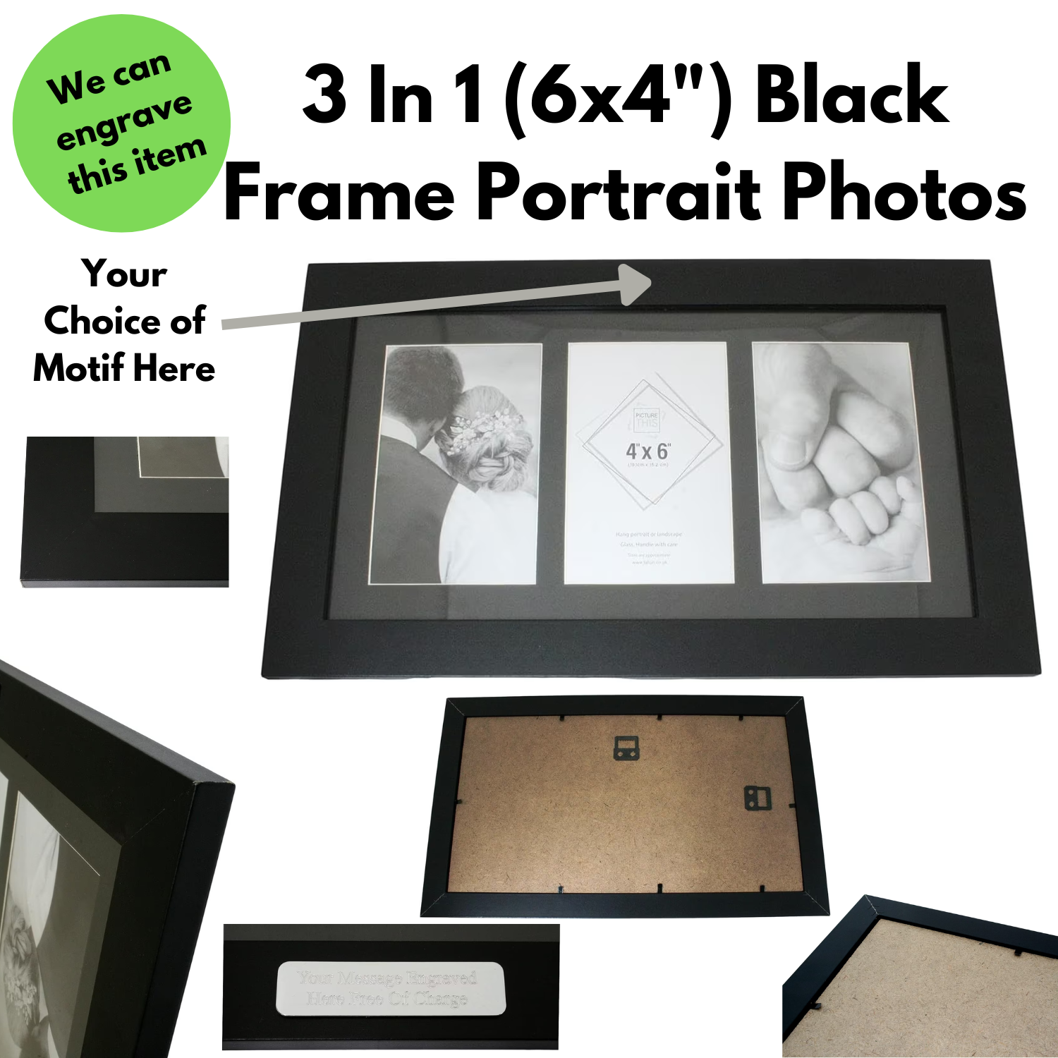 Safari Animals Photo Frames & Photo Albums Personalised - Picture 8 of 13
