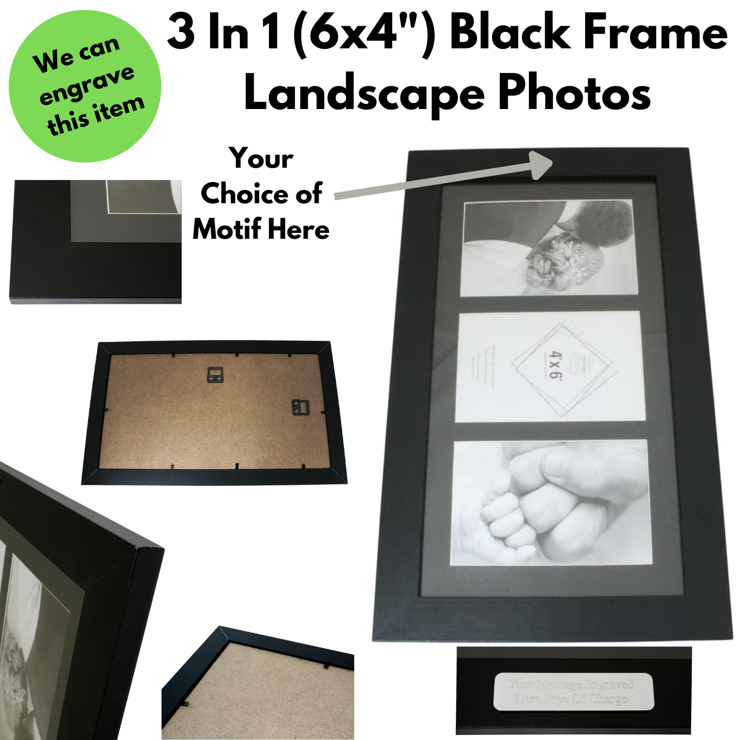 Safari Animals Photo Frames & Photo Albums Personalised - Picture 9 of 13
