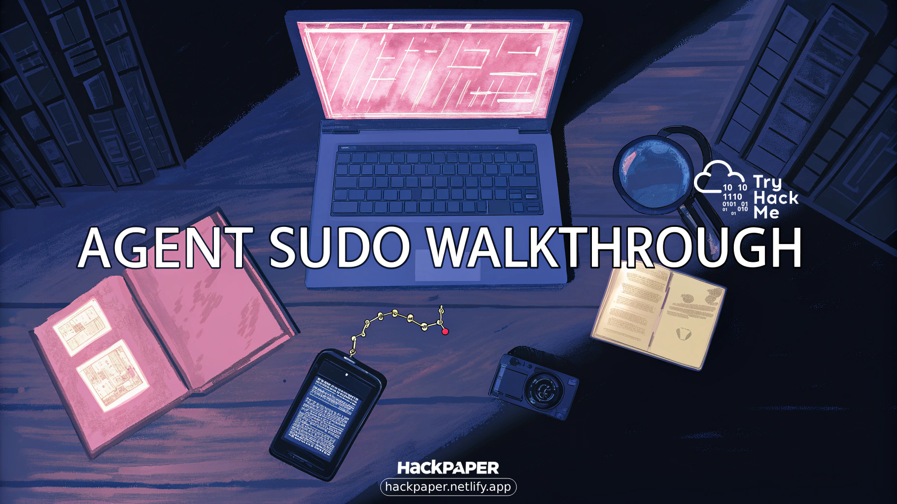 TryHackMe Agent Sudo Walkthrough: User-Agent, Steganography, and a Sudo Vulnerability