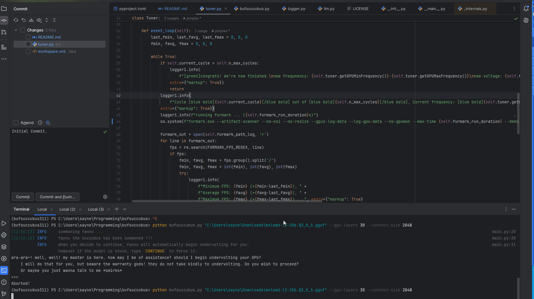 fannu undervolting my GPU