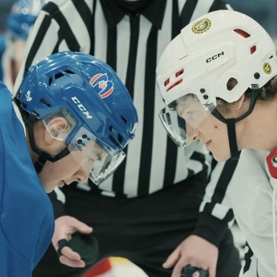 Shane Ilya faceoff