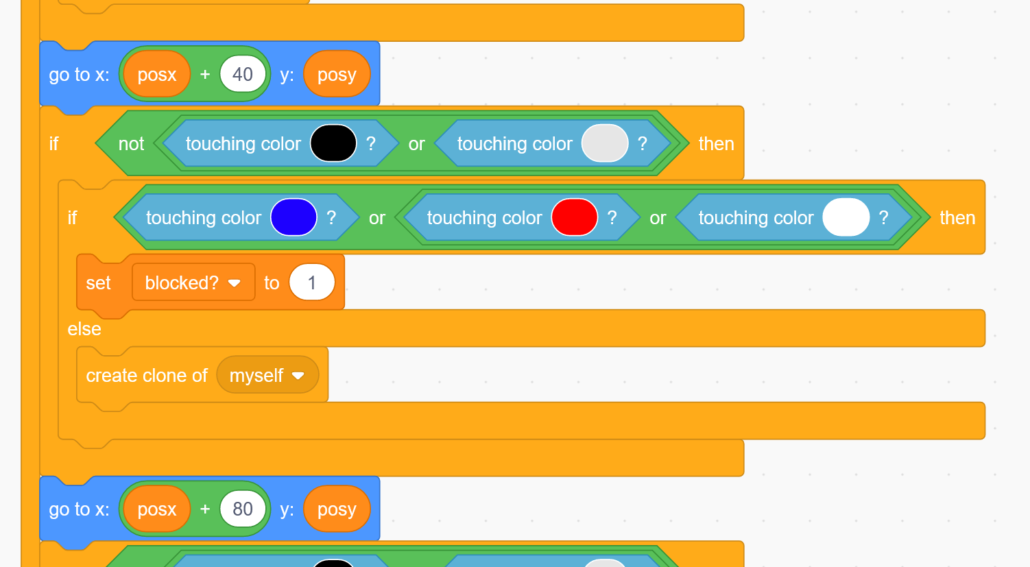 How to use colour sensing block Scratch 3 