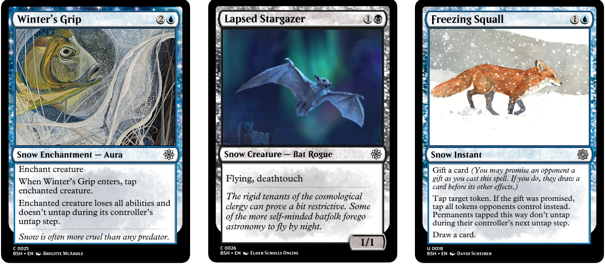 Snow Cards